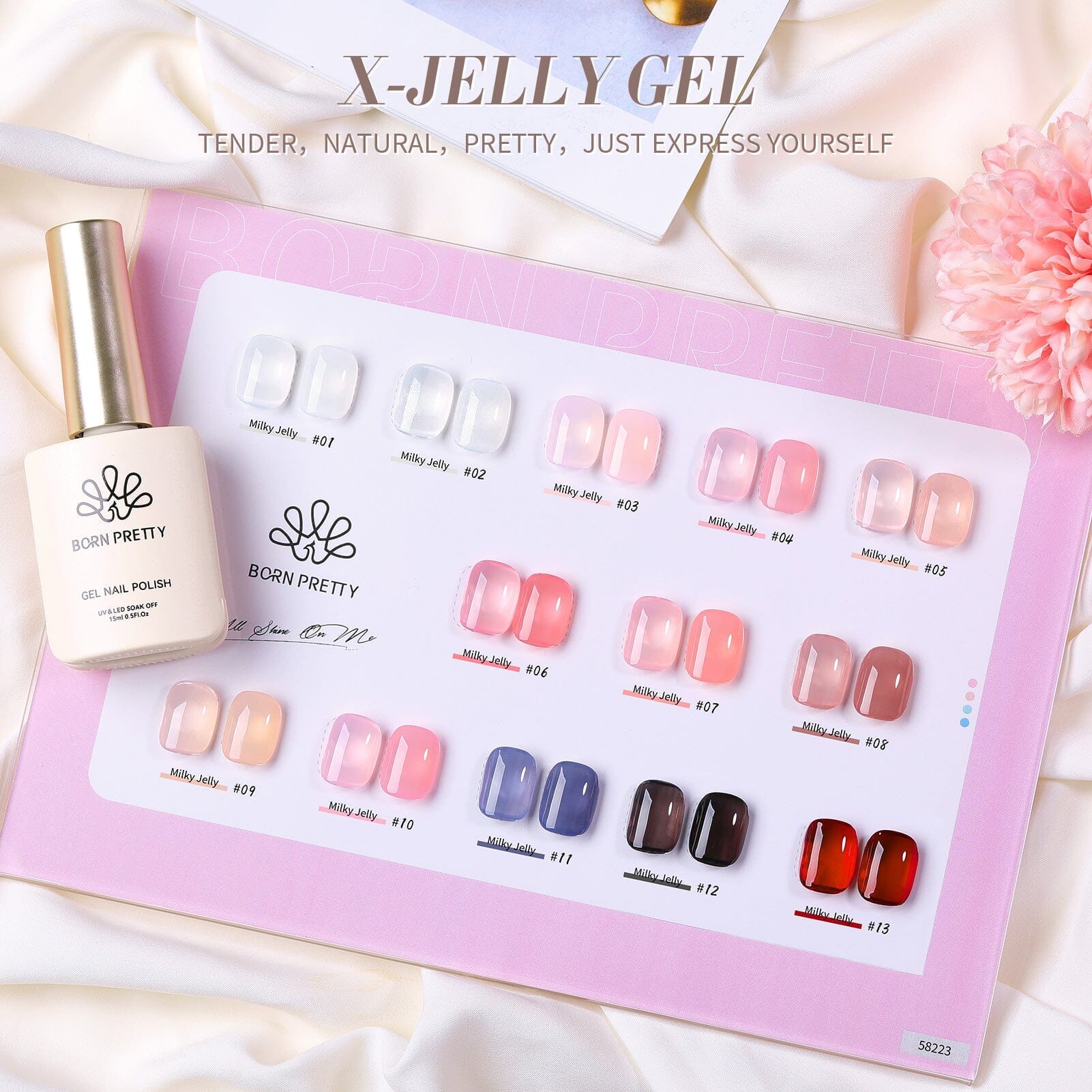 Milky Jelly Gel #01 15ml - Image 8