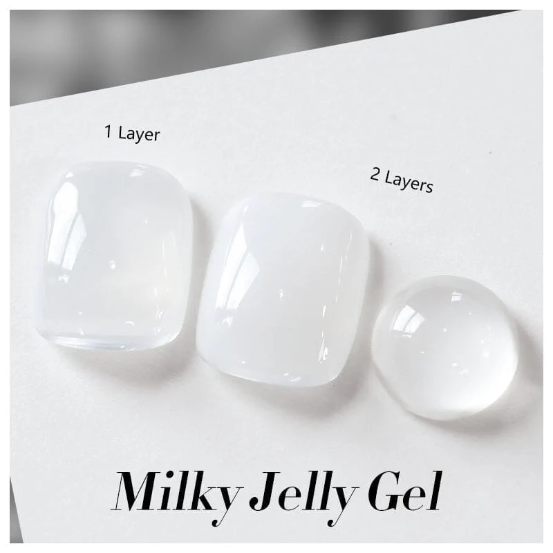Milky White Jelly Gel 10ml - Image 7