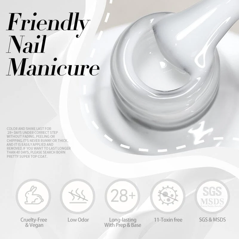 Milky White Jelly Gel 10ml - Image 8