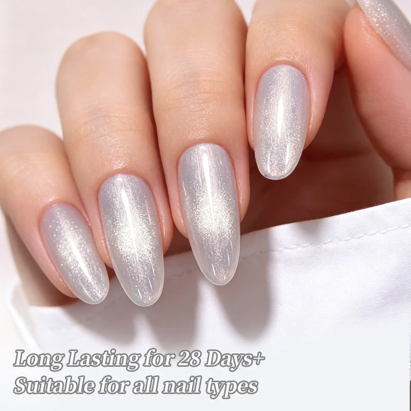 Moonlight Cat Magnetic Gel MY550 Pearl White 10ml - Image 2