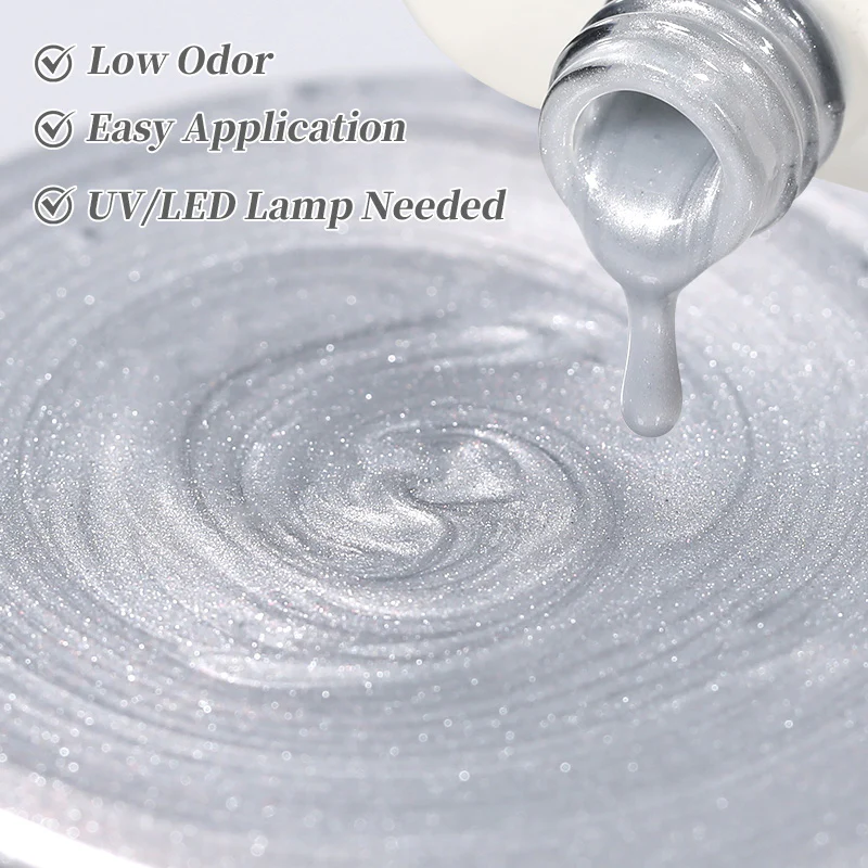 Moonlight Cat Magnetic Gel MY550 Pearl White 10ml - Image 6
