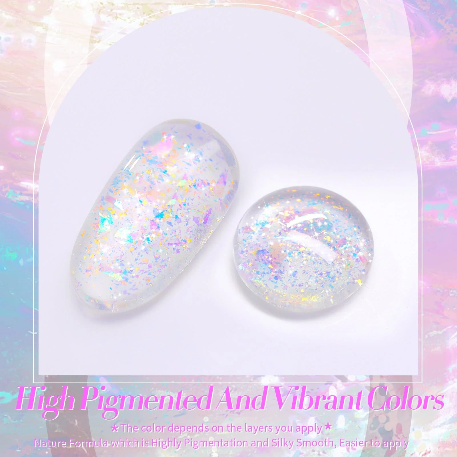 Glitter Gel Polish SG01 Rippling Dream 15ml - Image 6