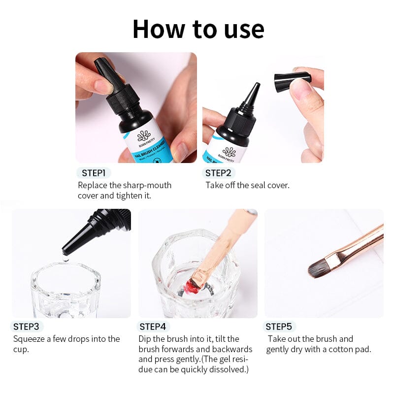Nail Brush Cleanser 30ml - Image 12