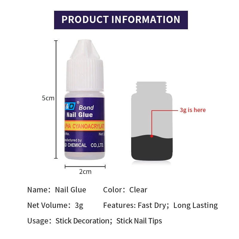 Nail Glue 3g - Image 6