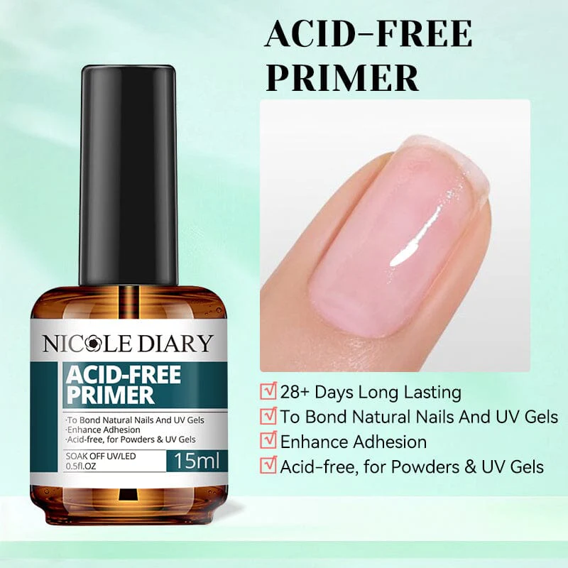 Nail Prep Dehydrator Acid-Free Primer 15ml - Image 14