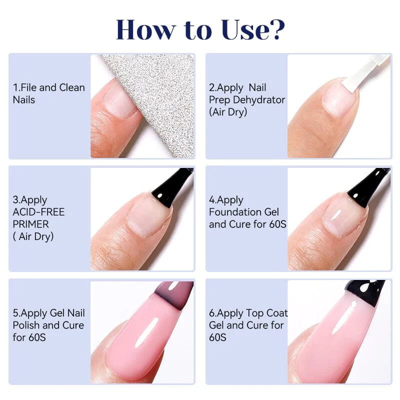 Nail Prep Dehydrator Acid-Free Primer 15ml - Image 8