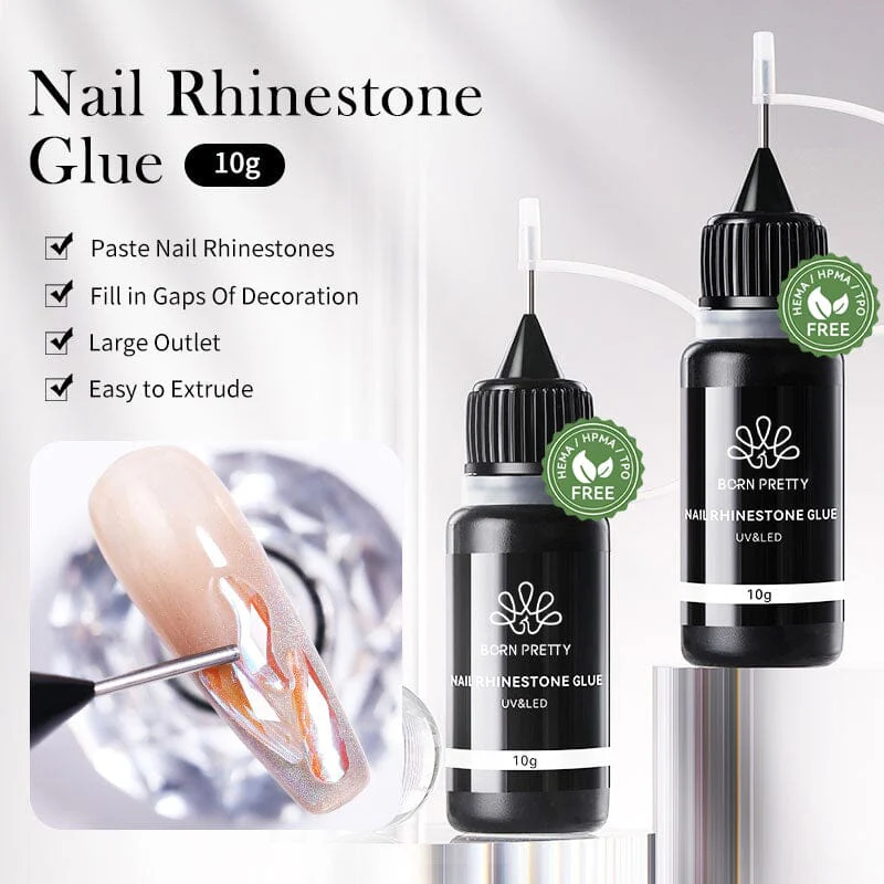 Nail Rhinestone Glue Clear 10g - Image 3