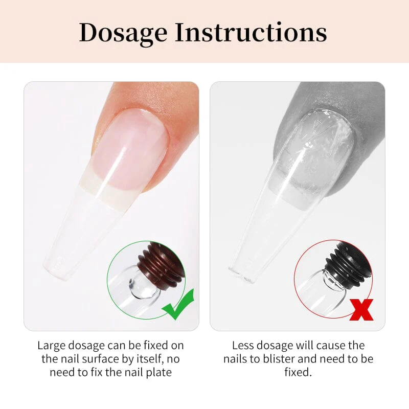 Nail Tips Gel Clear 15g - Image 9