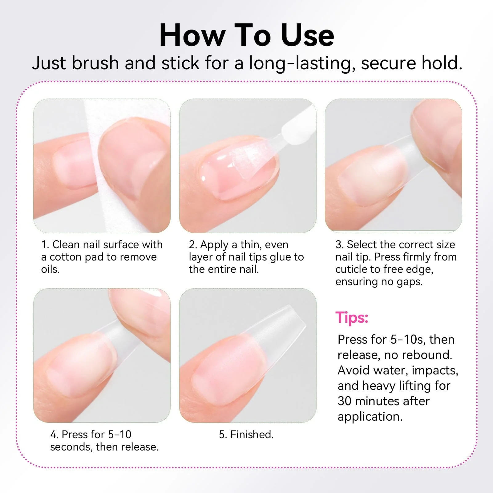2pcs Nail Tips Glue 7ml - Image 8
