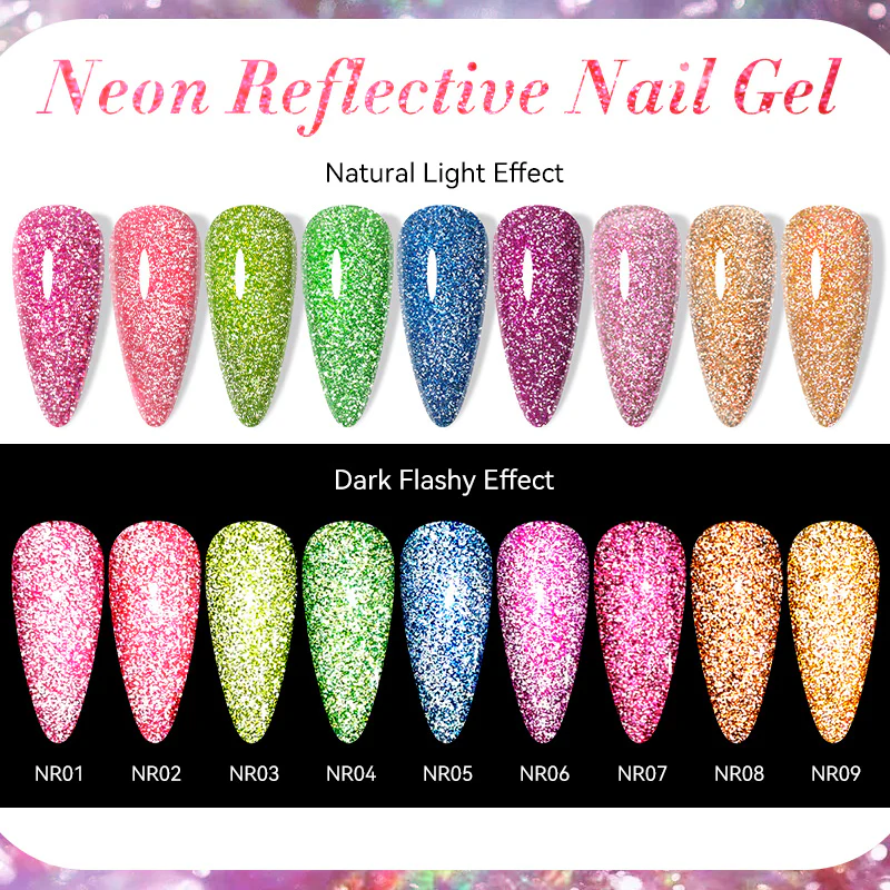 Neon Reflective Gel NR01 7ml - Image 6
