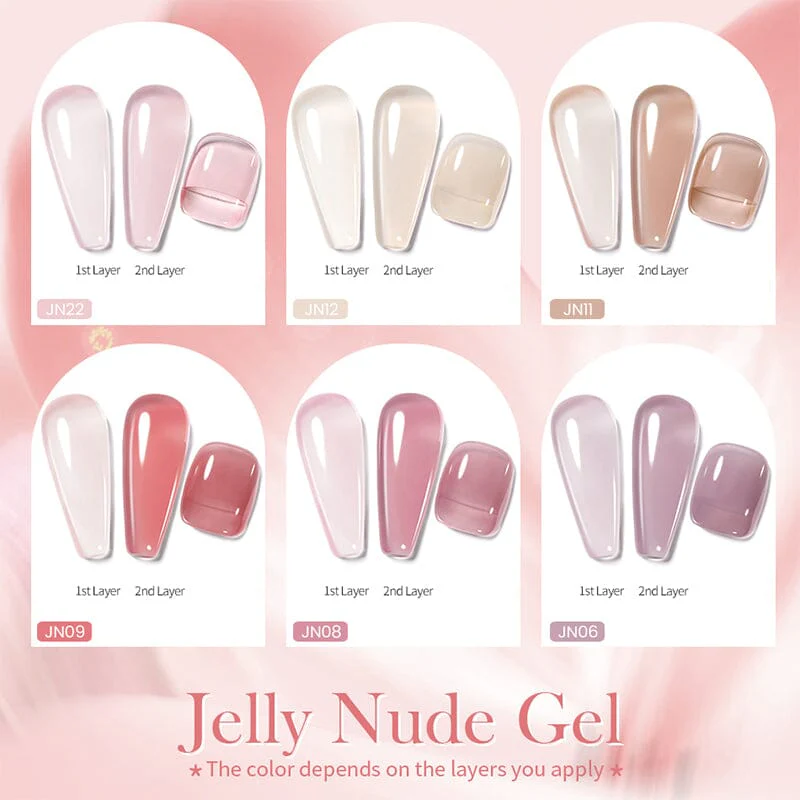 Nude Jelly Gel Polish JN03 10ml - Image 6