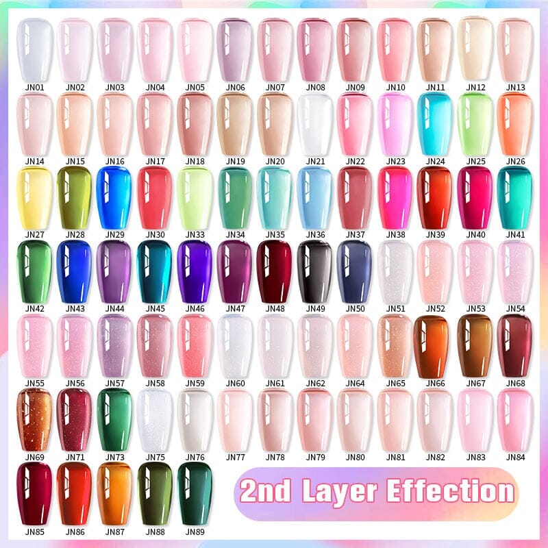 Jelly Nude Gel Polish 10ml - Image 6