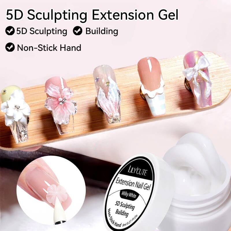 Non Stick Hand 5D Sculpting Extension Gel 8ml - Image 10