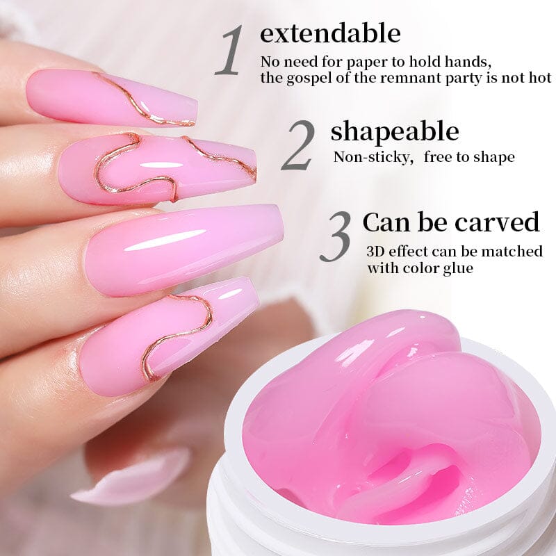 Non Stick Hand 5D Sculpting Extension Gel 8ml - Image 14
