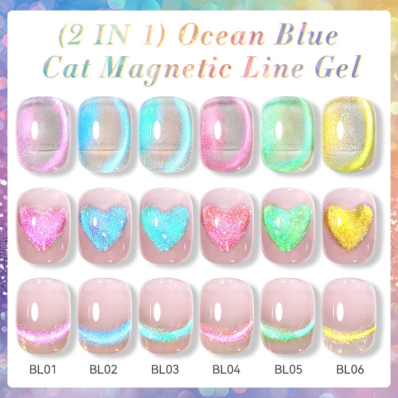 Ocean Blue Cat Magnetic Line Gel 5ml - Image 3