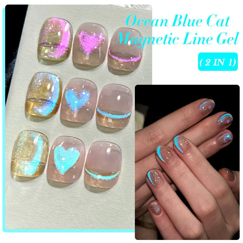 Ocean Blue Cat Magnetic Line Gel 5ml - Image 6