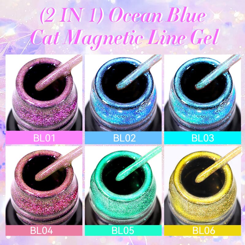 Ocean Blue Cat Magnetic Line Gel 5ml - Image 7