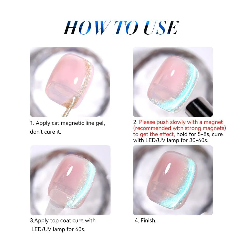 Ocean Blue Cat Magnetic Line Gel 5ml - Image 8