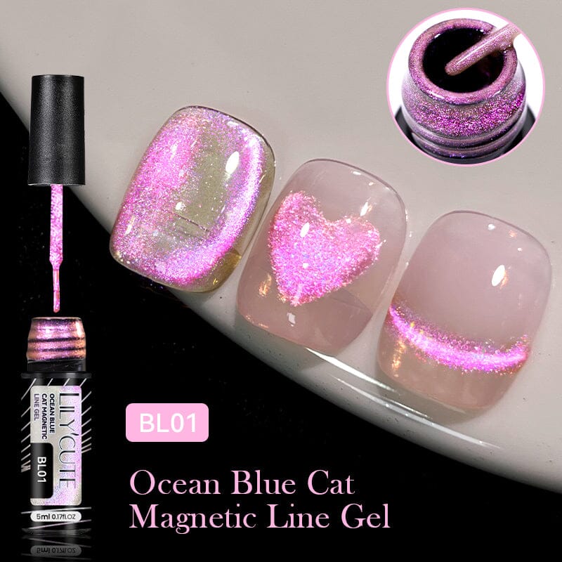 Ocean Blue Cat Magnetic Line Gel 5ml - Image 9