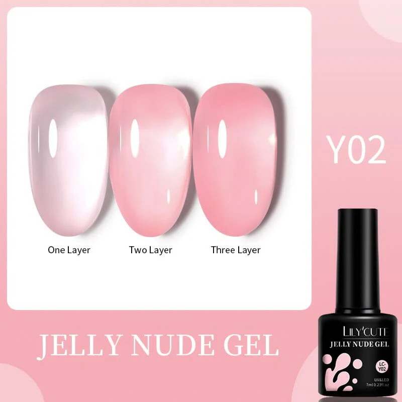 Pink Nude Jelly Gel 7ml - Image 13