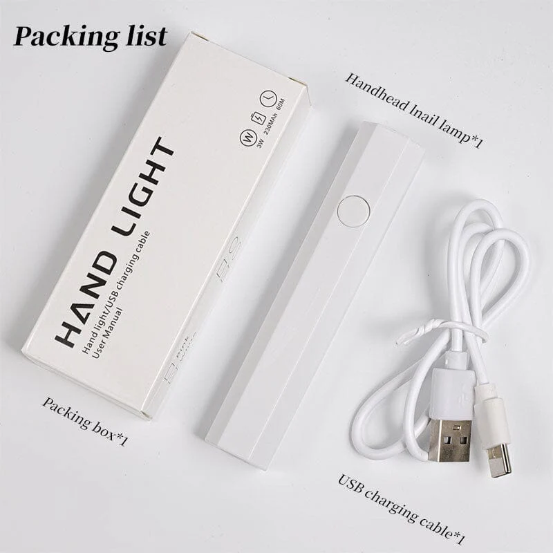 Hand Light Nail Lamp USB Rechargeable 3W - Image 11