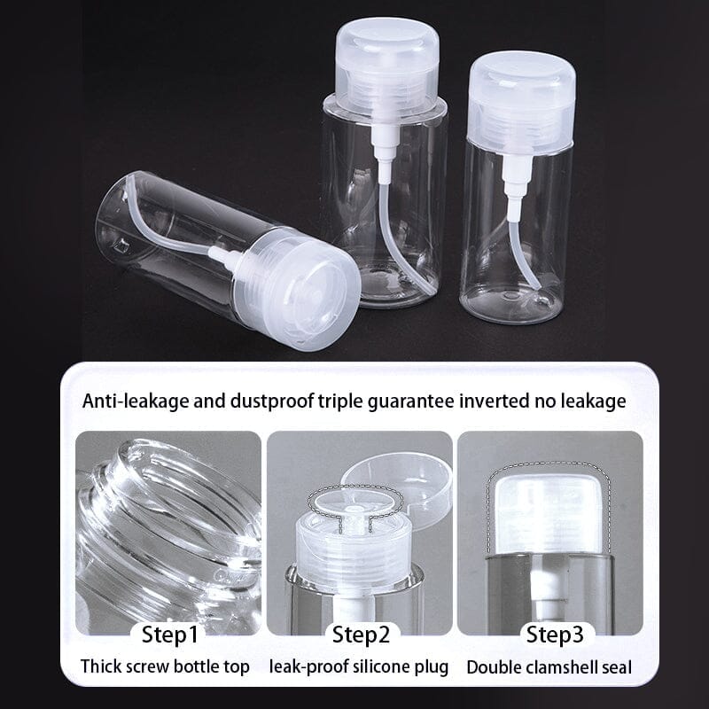 Pump Dispenser Refillerable Empty Bottle 120ml - Image 3