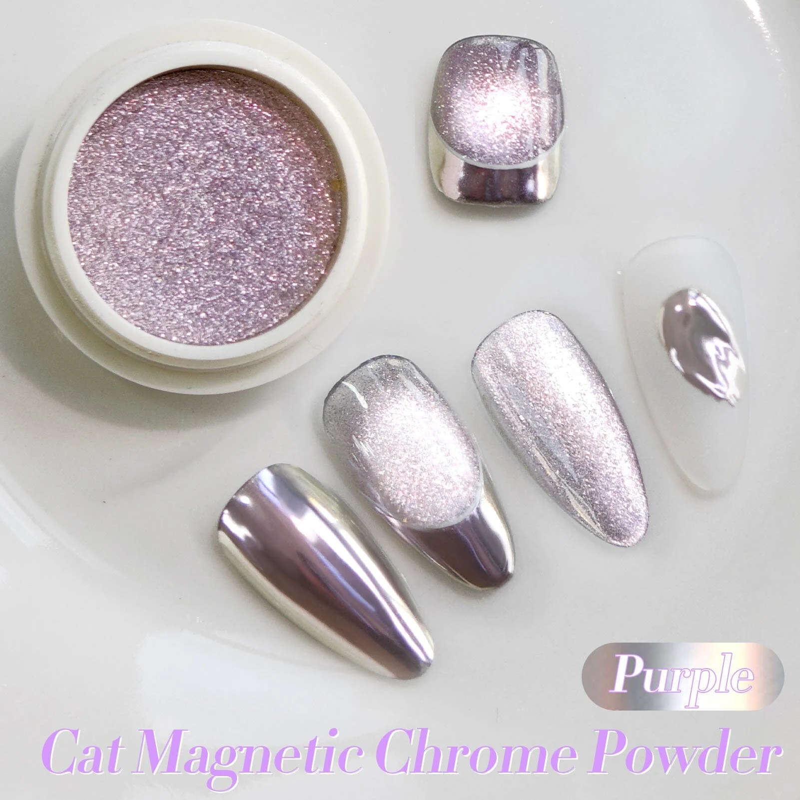 Purple Cat Magnetic Chrome Powder - Image 9