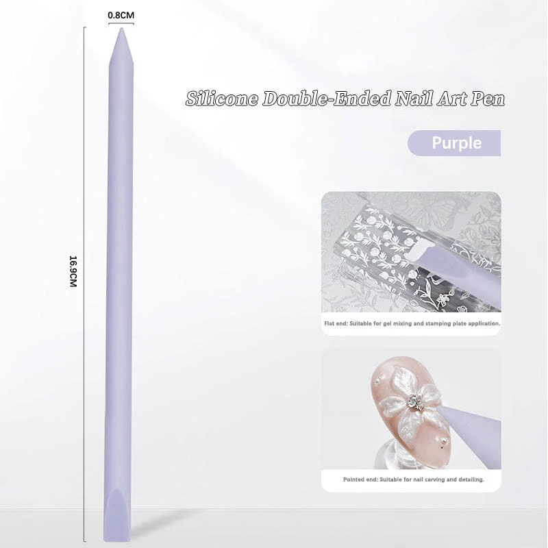 Purple Double-headed Silicone Rod - Image 2