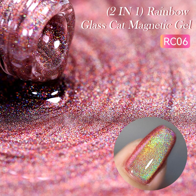 Rainbow Glass Cat Magnetic Gel RC01 7ml - Image 18
