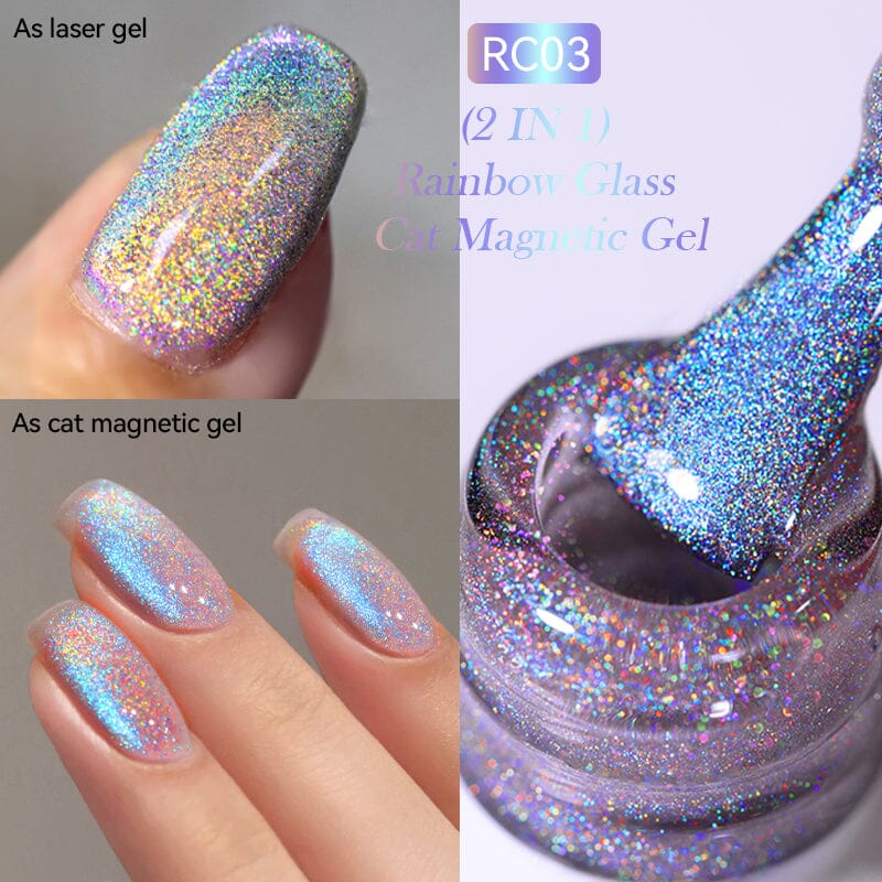 Rainbow Glass Cat Magnetic Gel RC01 7ml - Image 24