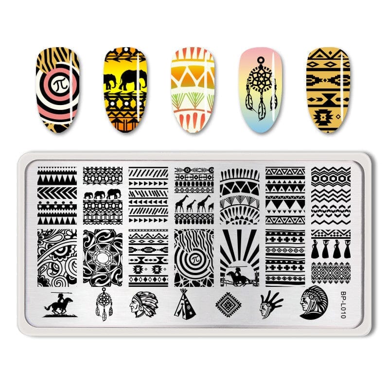 Rectangle Nail Stamping Plates - Image 60