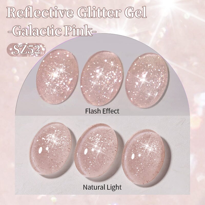 Reflective Gel SZ52 Galactic Pink 10ml - Image 6