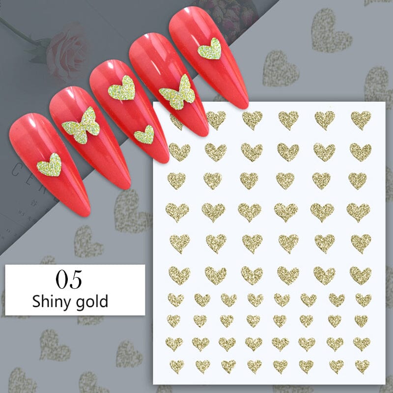 Reflective Glitter 3D Nail Sticker #16 - Image 11