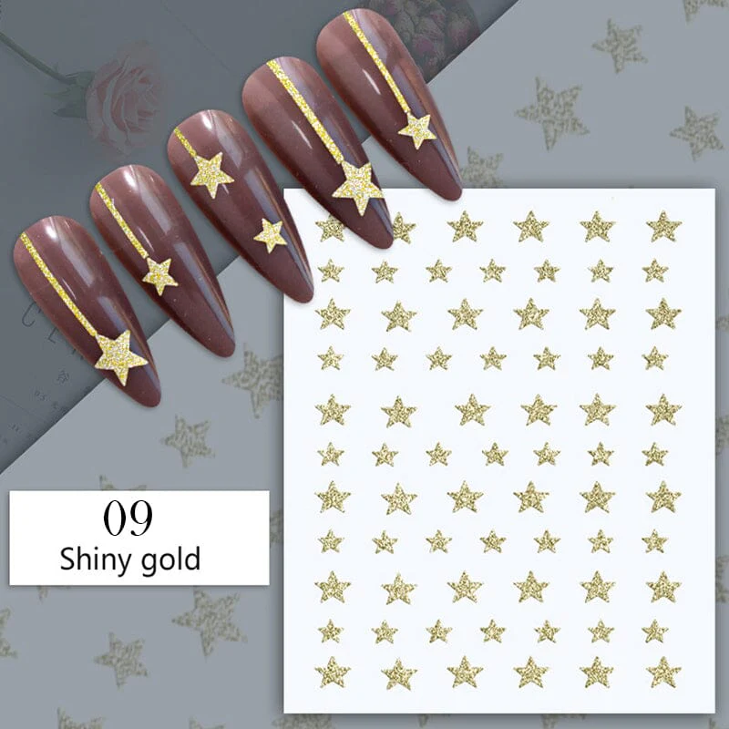 Reflective Glitter 3D Nail Sticker #16 - Image 15
