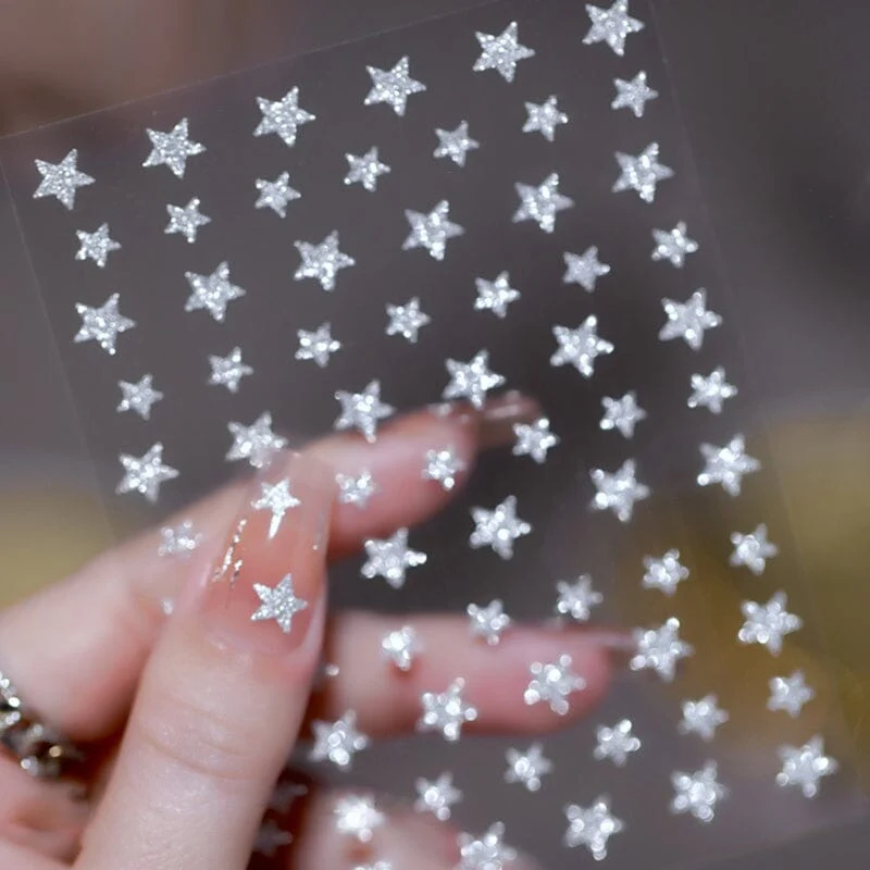 Reflective Glitter 3D Nail Sticker #16 - Image 3