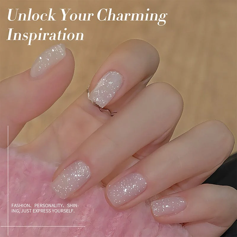 Reflective Glitter Gel Polish SZ12 Milky Melee 10ml - Image 5