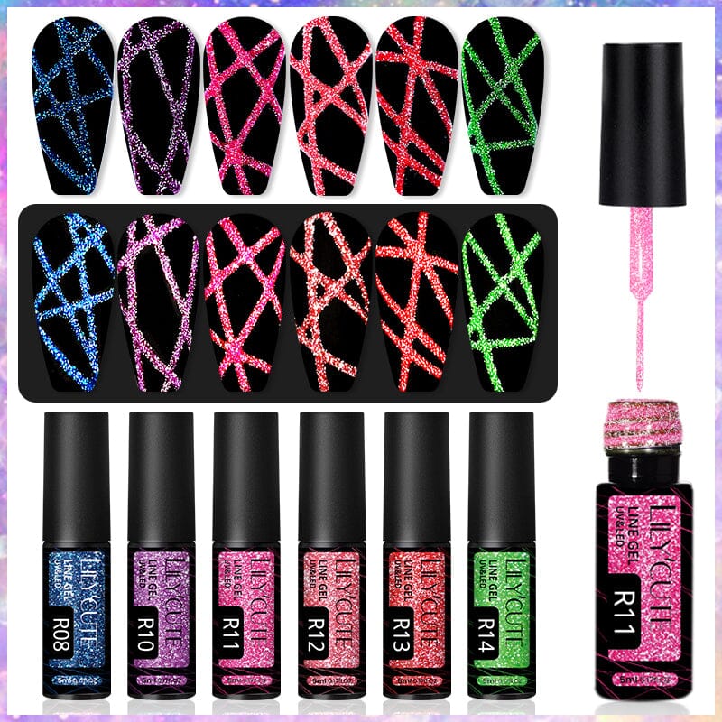 Reflective Glitter Line Gel 5ml