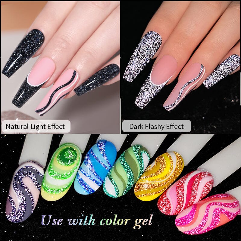 Reflective Glitter Line Gel 5ml - Image 12