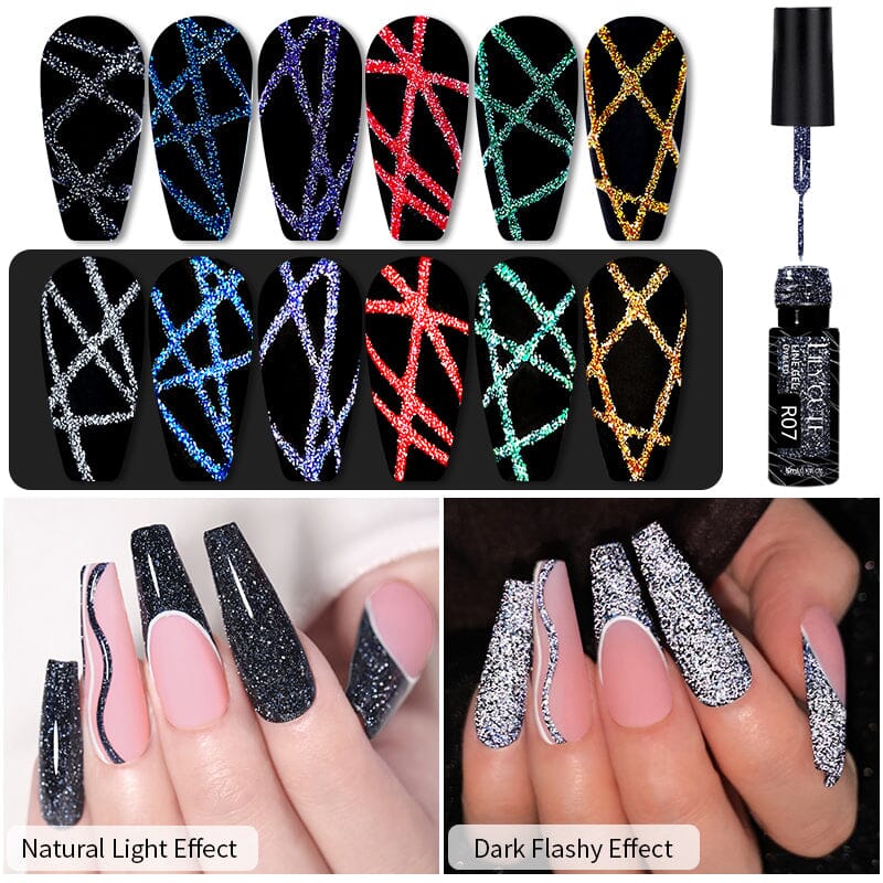 Reflective Glitter Line Gel 5ml - Image 13