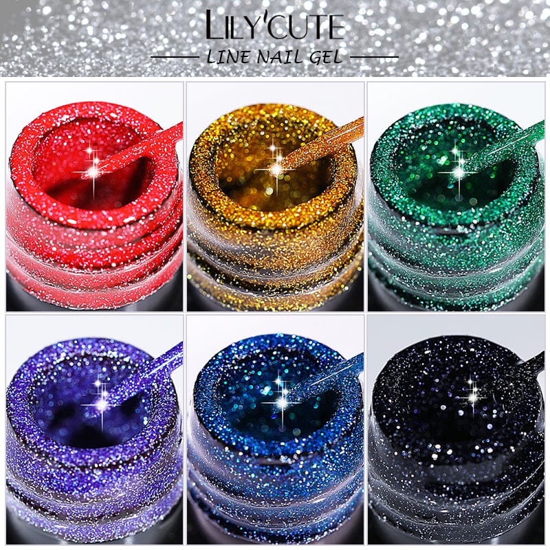 Reflective Glitter Line Gel 5ml - Image 14