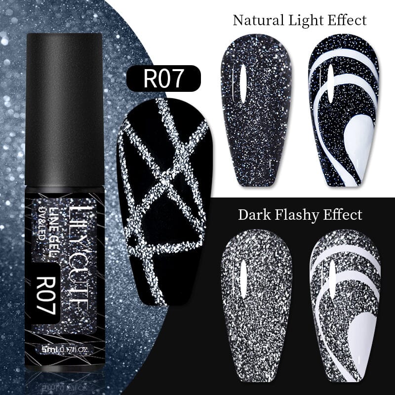 Reflective Glitter Line Gel 5ml - Image 16