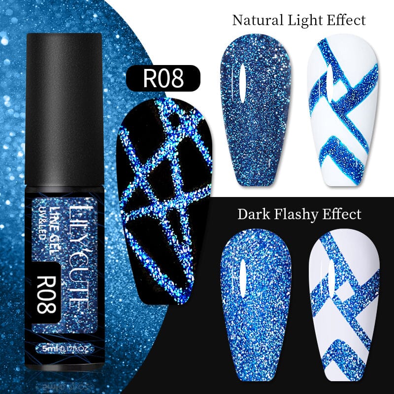 Reflective Glitter Line Gel 5ml - Image 17