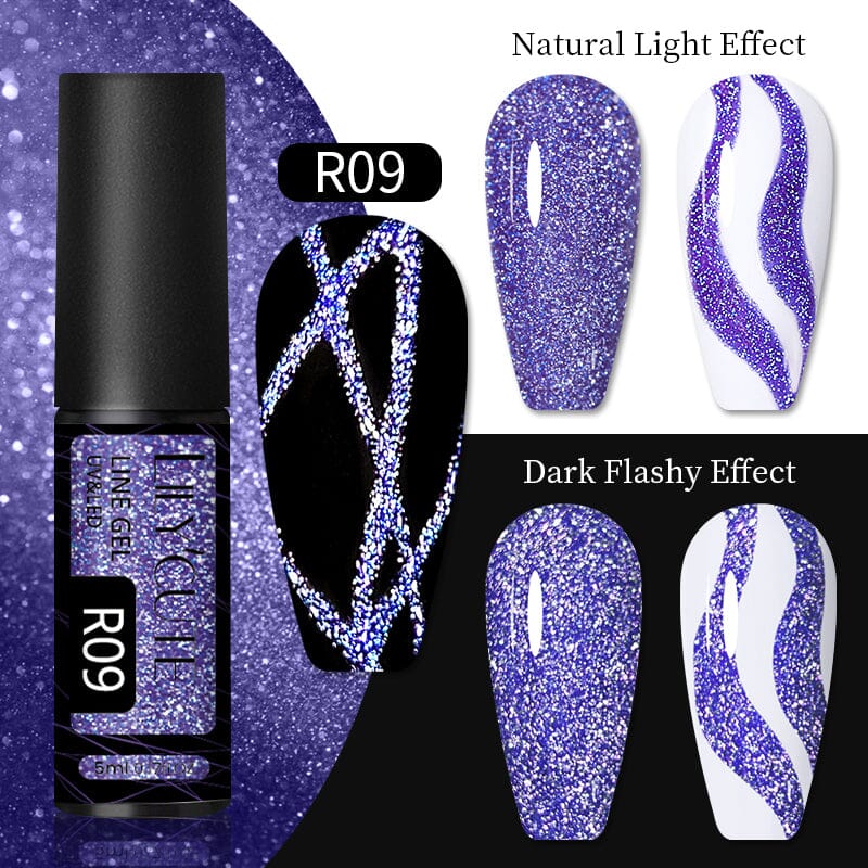 Reflective Glitter Line Gel 5ml - Image 18