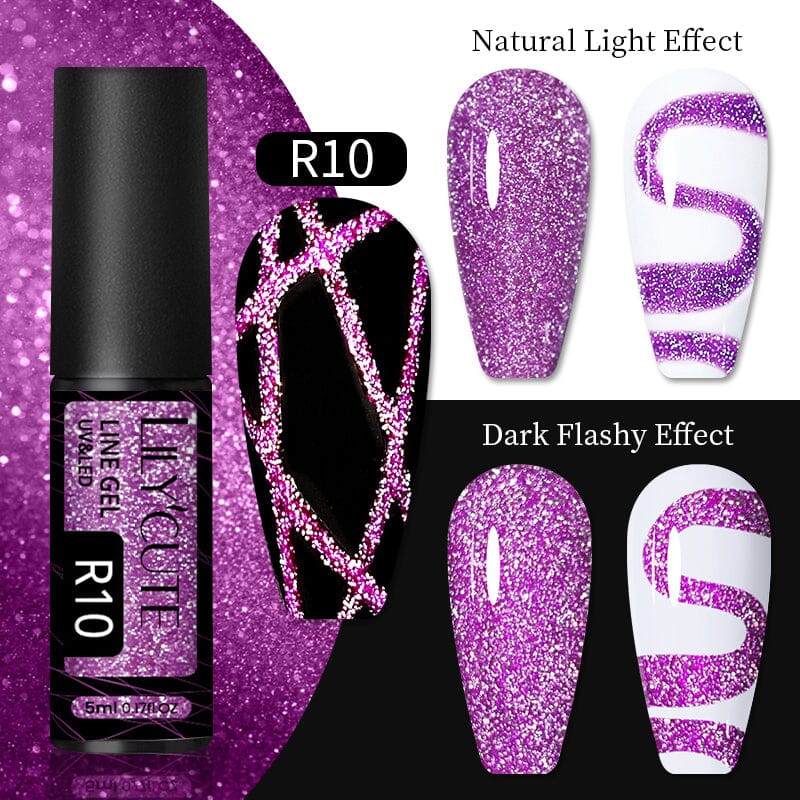 Reflective Glitter Line Gel 5ml - Image 19