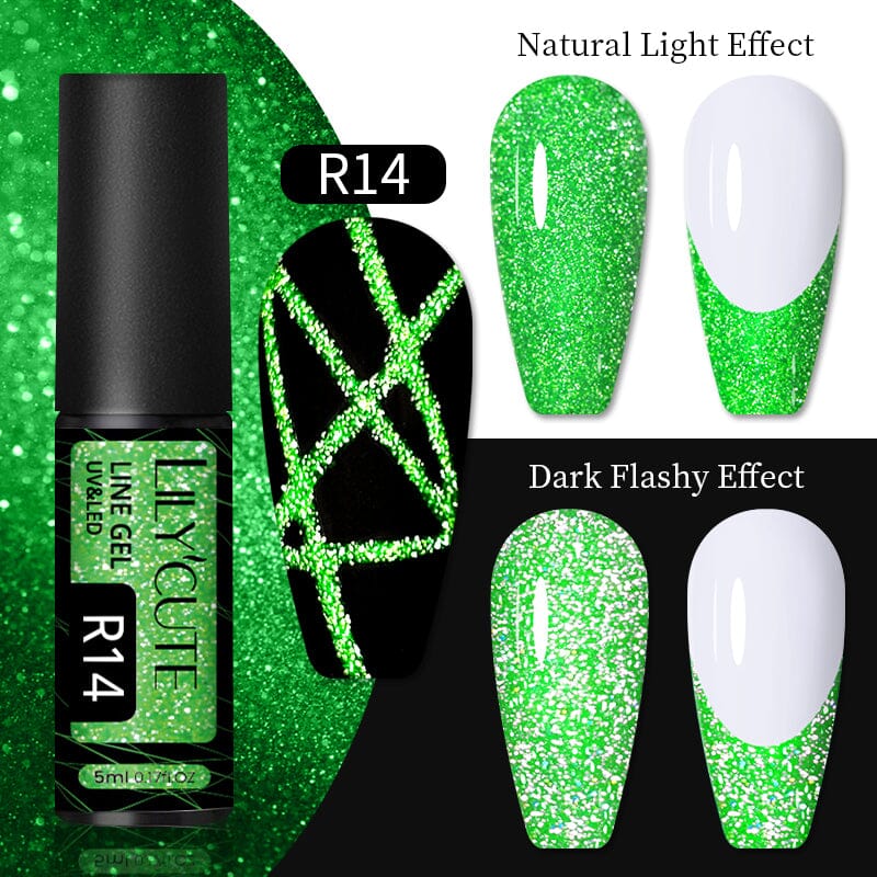 Reflective Glitter Line Gel 5ml - Image 22