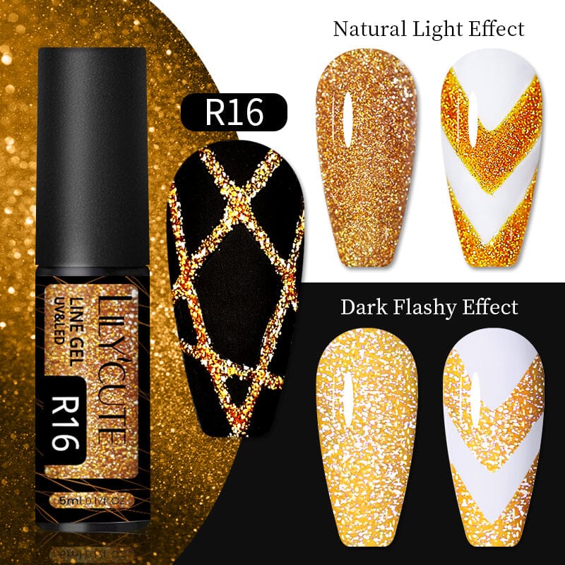 Reflective Glitter Line Gel 5ml - Image 24