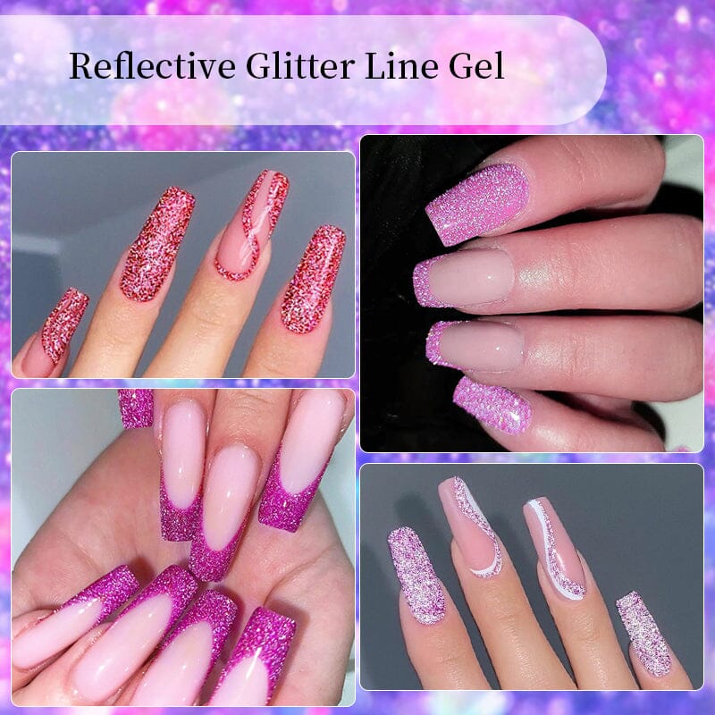 Reflective Glitter Line Gel 5ml - Image 5