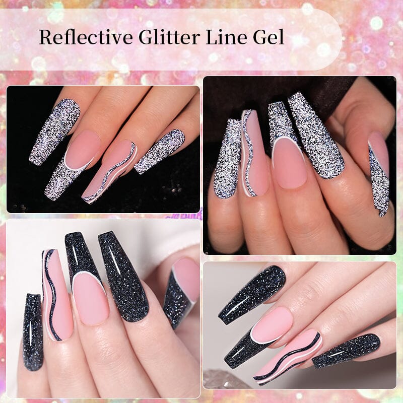 Reflective Glitter Line Gel 5ml - Image 6