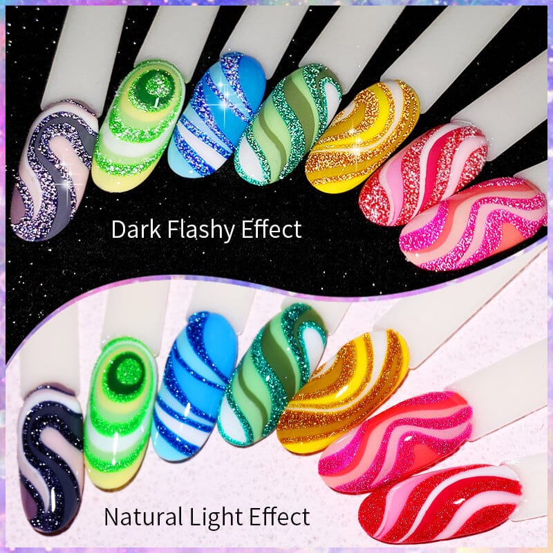 Reflective Glitter Line Gel 5ml - Image 7