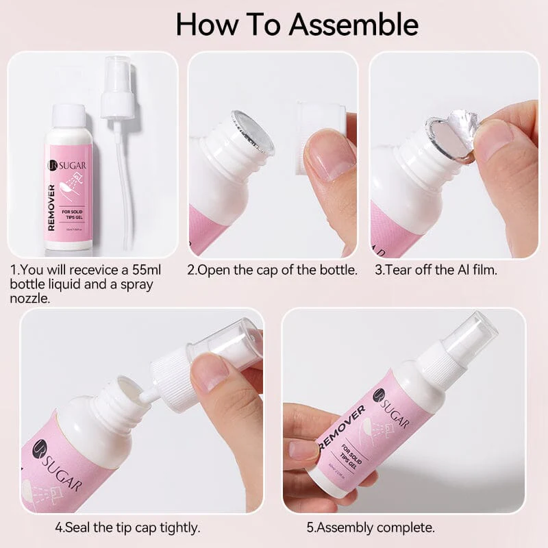 Remover For Solid Tips Gel 55ml - Image 10